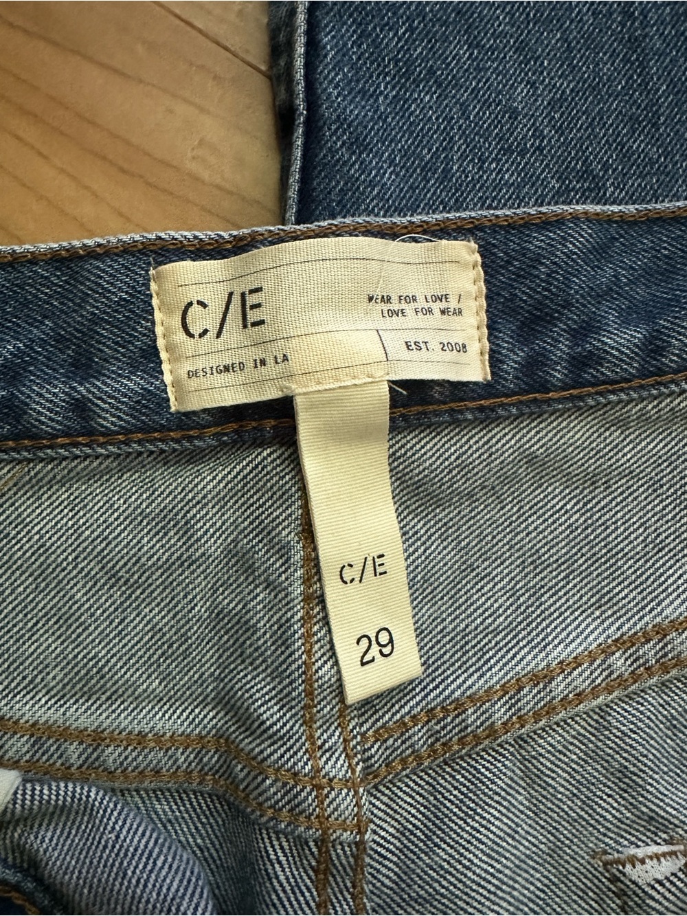 NWT CURRENT/ELLIOTT THE DUSTY WIDE LEG JEAN in Size 29 - Picture 6 of 9